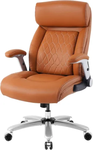 OUTFINE High Back Executive Chair - Luxurious Lumbar Support