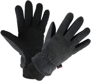 OZERO Winter Gloves Deerskin Suede Leather and Insulated Polar Fleece Water Resistant Thermal Gifts for Men and Women