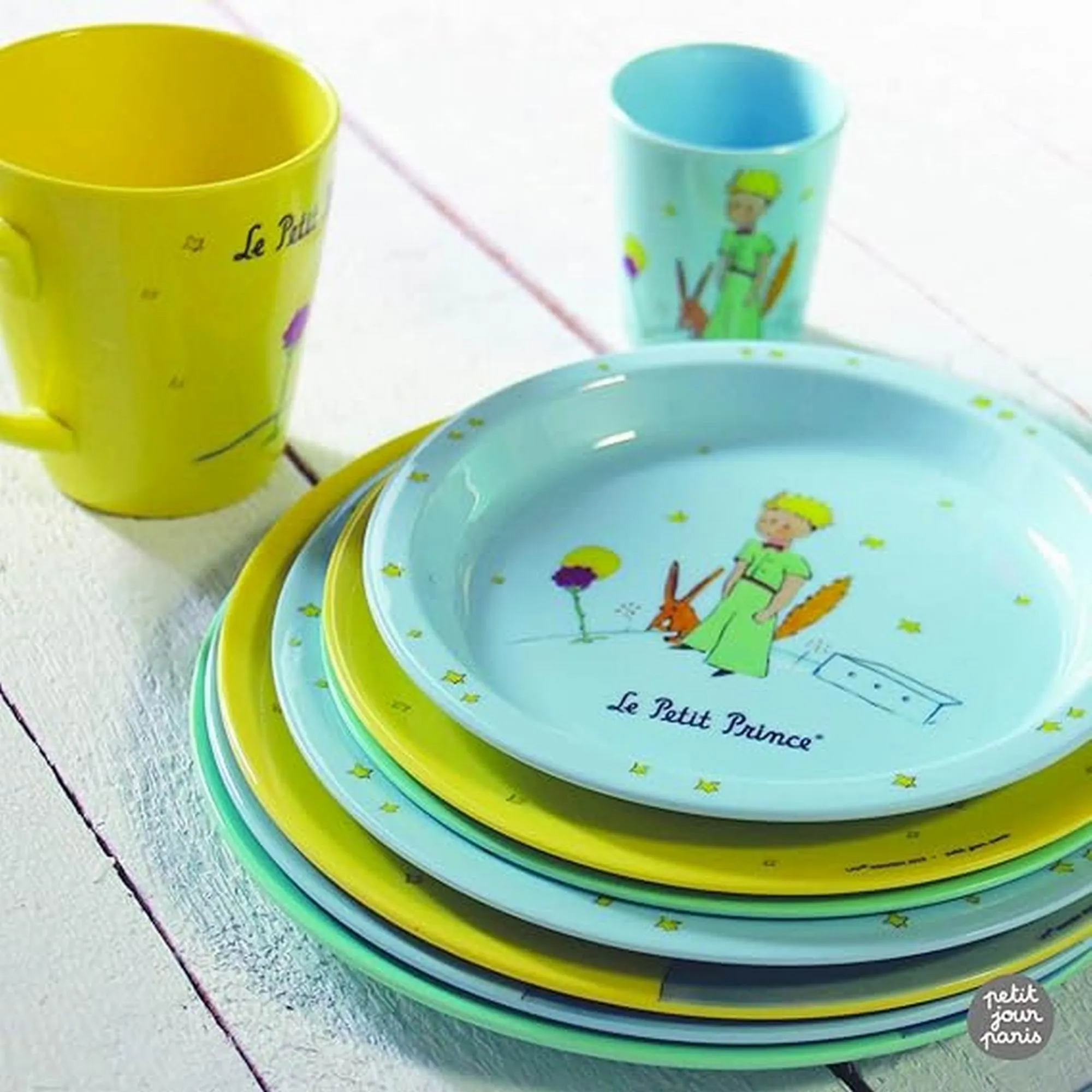 Petit Jour Paris Large Mug the Little Prince Yellow 330ML