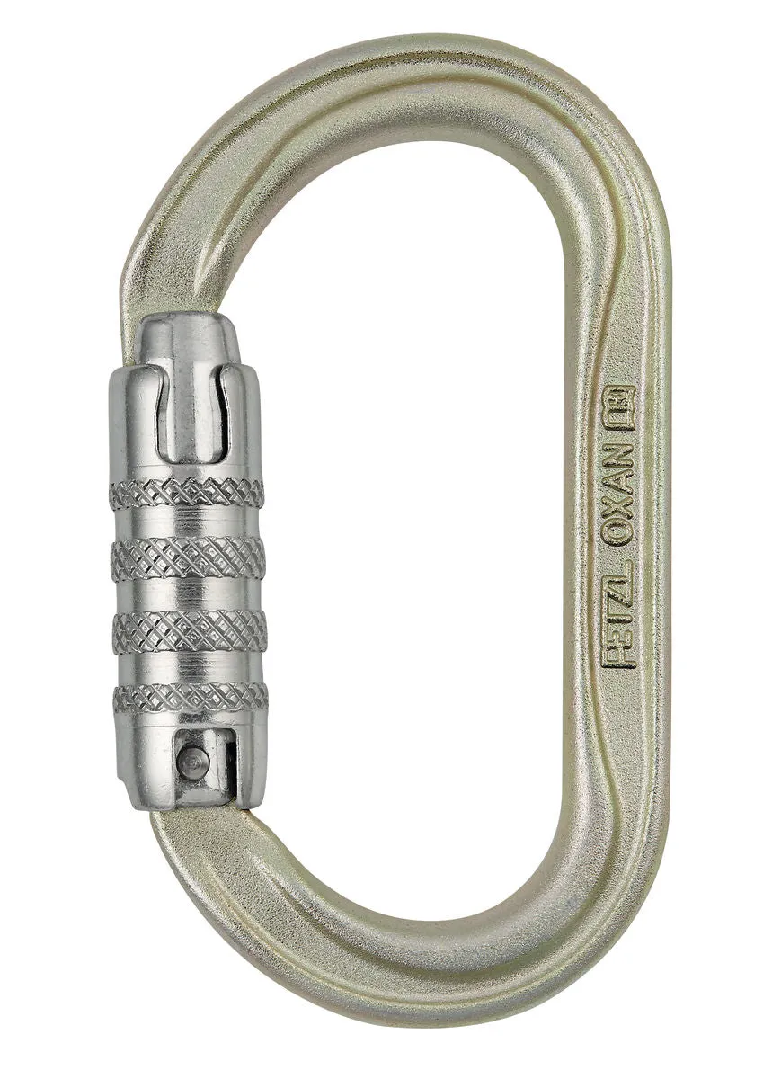 Petzl Oxan STEEL Autolock Oval Carabiner