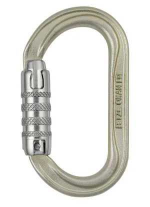 Petzl Oxan STEEL Autolock Oval Carabiner