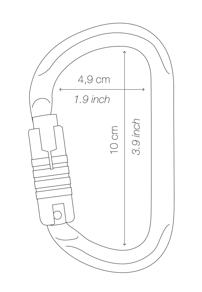 Petzl - VULCAN - SCREW-LOCK - Black