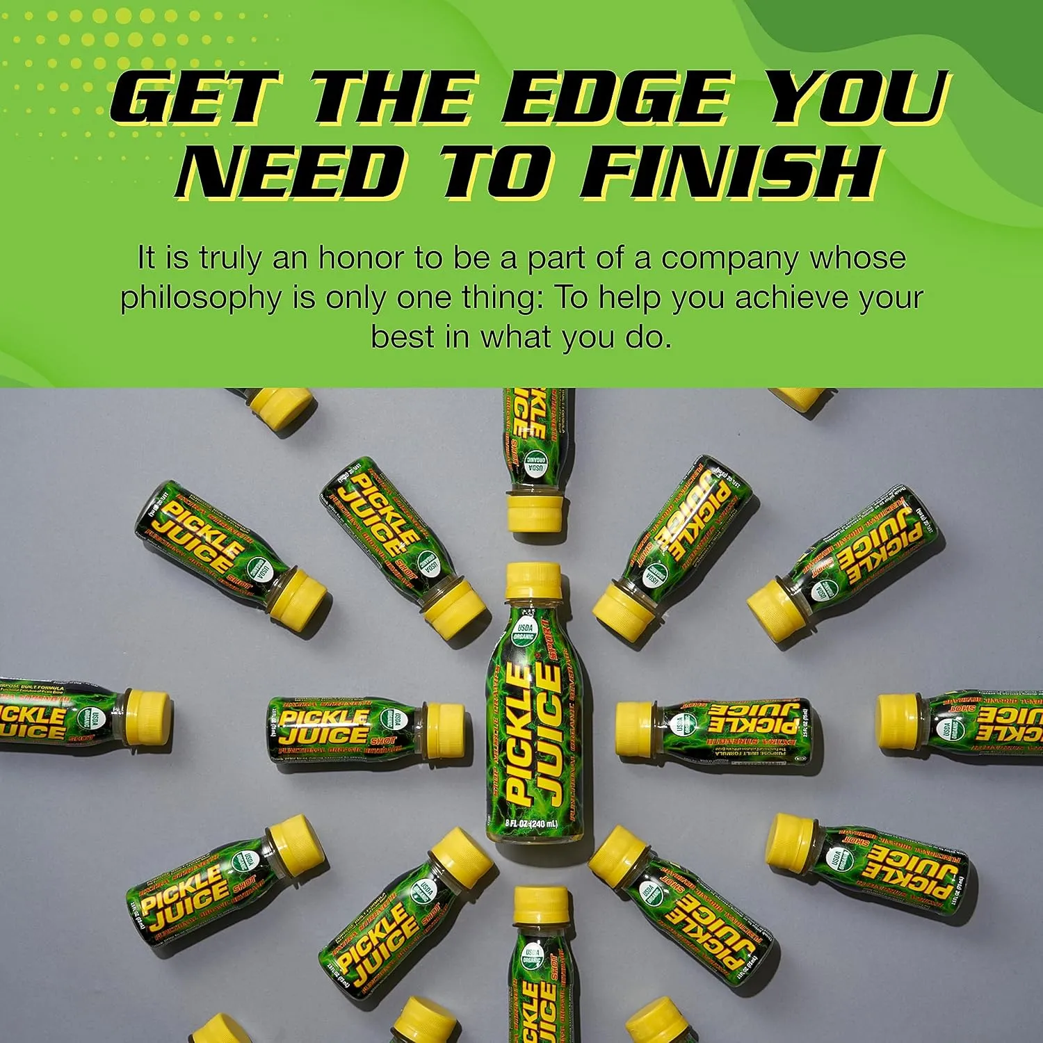Pickle Juice Sports Drink - Relieves Cramps Immediately - Electrolyte Pickle Juice for Day & Night Time Leg Cramp Relief - No Artificial Ingredients - 8 oz, 12 Pack