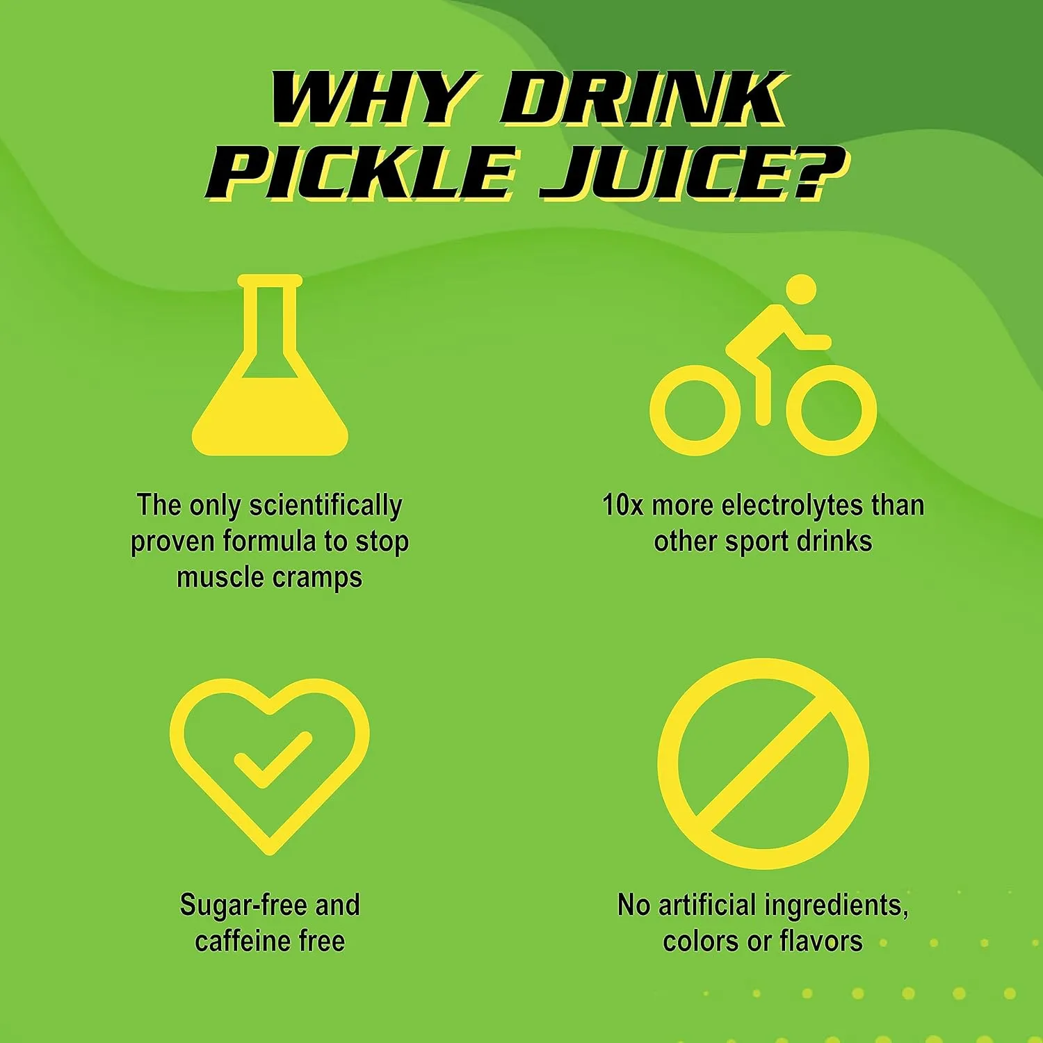 Pickle Juice Sports Drink - Relieves Cramps Immediately - Electrolyte Pickle Juice for Day & Night Time Leg Cramp Relief - No Artificial Ingredients - 8 oz, 12 Pack