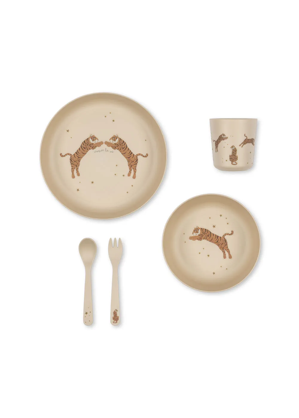 PLA tableware set Tiger