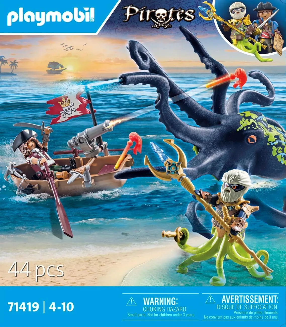Playmobil Pirates: Battle with The Giant Octopus