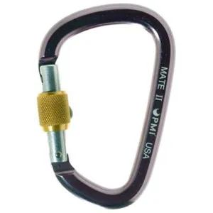 PMI Mate II HMS Screwgate Aluminum Carabiner