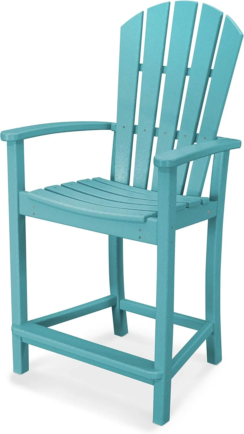 POLYWOOD® Palm Coast Counter Chair, Aruba