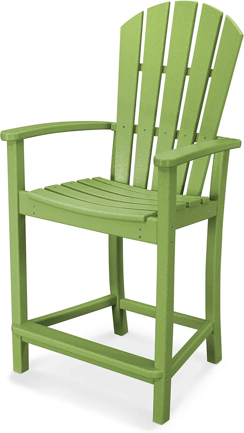 POLYWOOD® Palm Coast Counter Chair, Lime