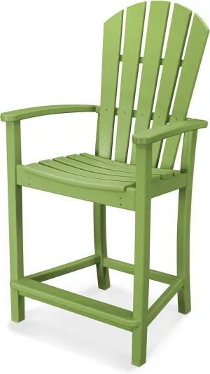 POLYWOOD® Palm Coast Counter Chair, Lime