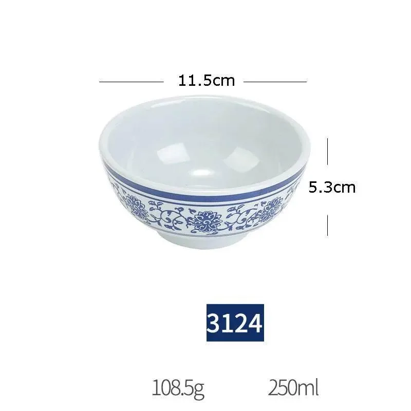 Porcelain Dinner Set - Blue and White Imitation Dinnerware