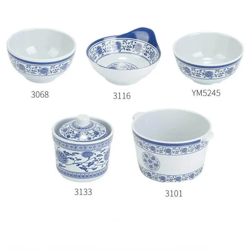 Porcelain Dinner Set - Blue and White Imitation Dinnerware