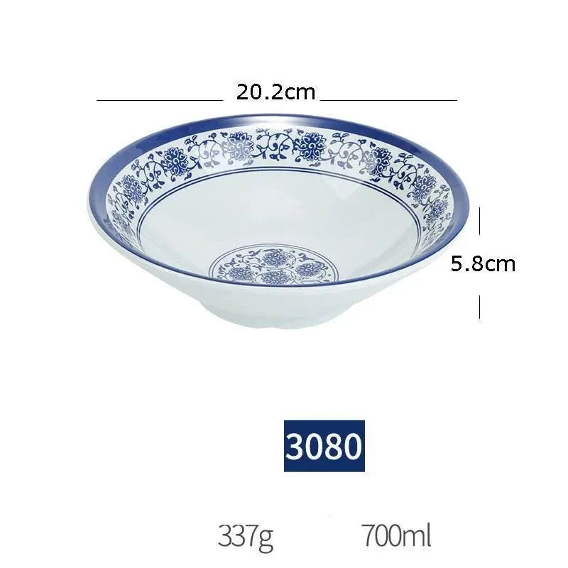 Porcelain Dinner Set - Blue and White Imitation Dinnerware