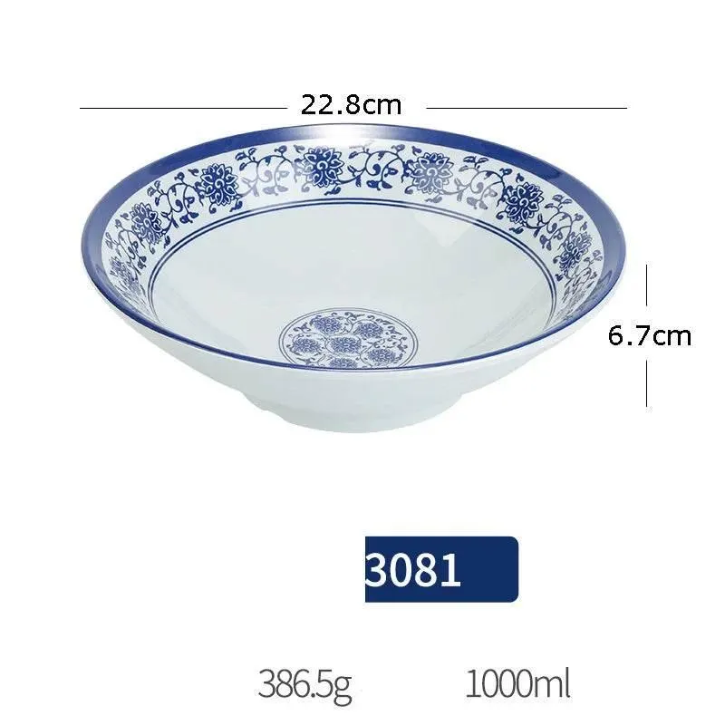 Porcelain Dinner Set - Blue and White Imitation Dinnerware