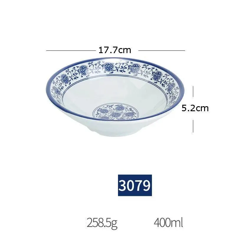 Porcelain Dinner Set - Blue and White Imitation Dinnerware