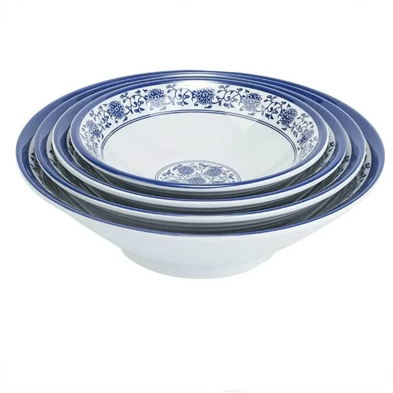 Porcelain Dinner Set - Blue and White Imitation Dinnerware