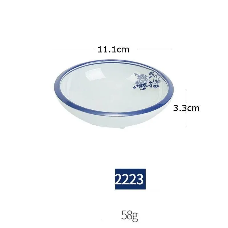 Porcelain Dinner Set - Blue and White Imitation Dinnerware