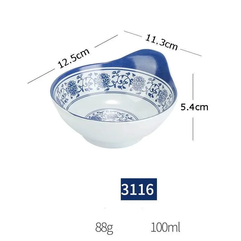 Porcelain Dinner Set - Blue and White Imitation Dinnerware