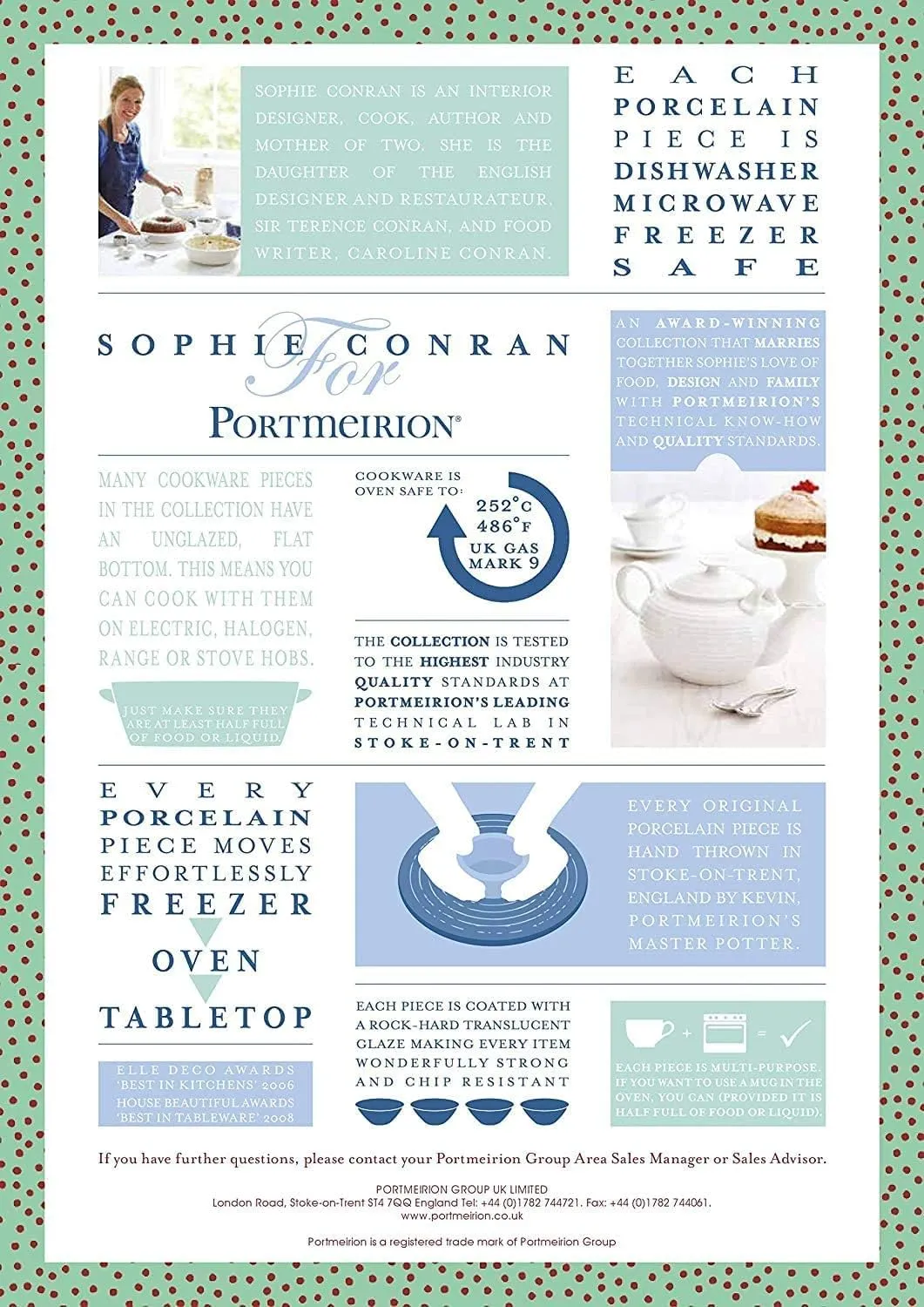 Portmeirion Sophie Conran White Medium Pitcher with Handle | 28 Oz Creamer Pitcher for Coffee and Milk | Made from Fine Porcelain | Dishwasher and Microwave Safe