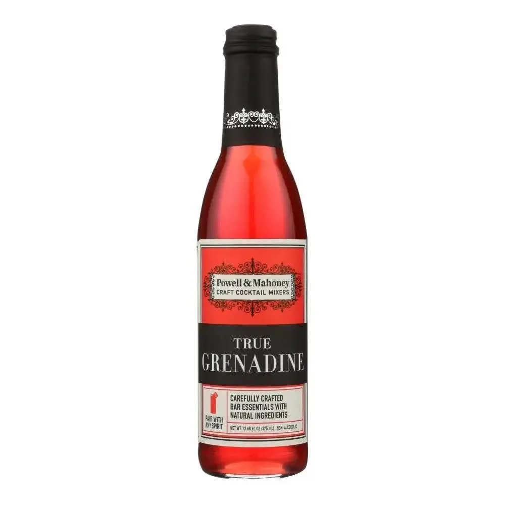 Powell And Mahoney True Grenadine Cocktail Mixer - Case Of 6