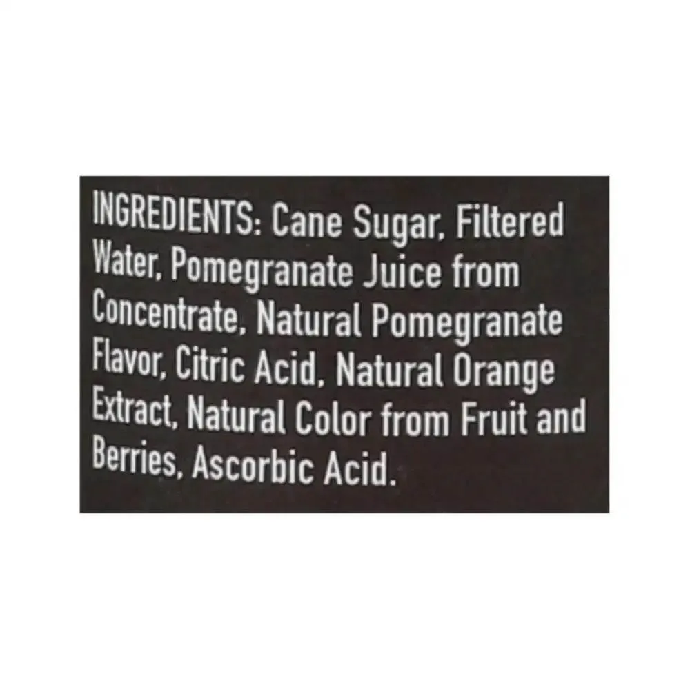 Powell And Mahoney True Grenadine Cocktail Mixer - Case Of 6