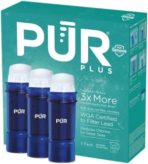 PUR PPF951K3 Replacement Filter, 3 Count, Blue