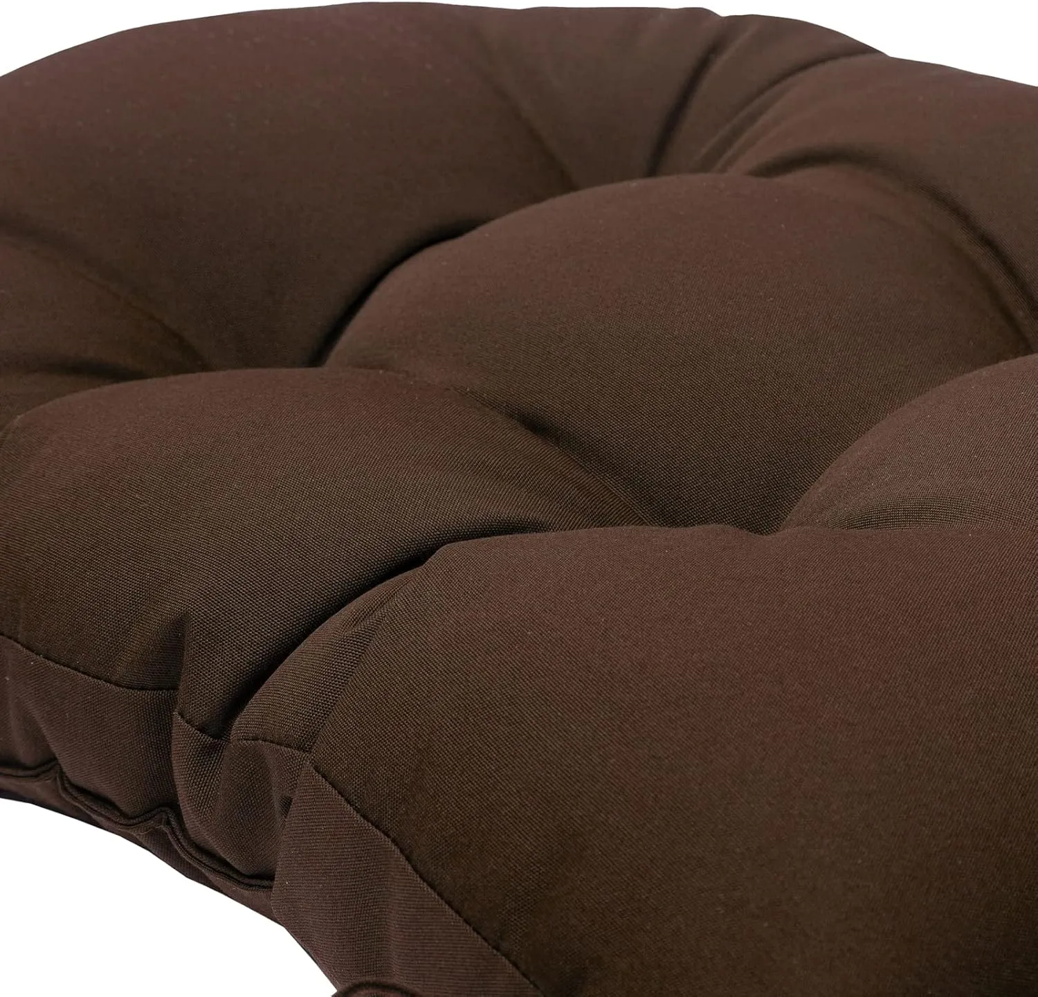 QILLOWAY Indoor/Outdoor High Back Chair Cushion for Adirondack,Spring/Summer Seasonal All Weather Replacement Rocking Chair Cushions. (1 Piece, Coffee)