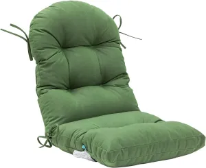QILLOWAY Indoor/Outdoor High Back Chair Cushion for Adirondack,Spring/Summer Seasonal All Weather Replacement Rocking Chair Cushions. (1 Piece, Dark Green)