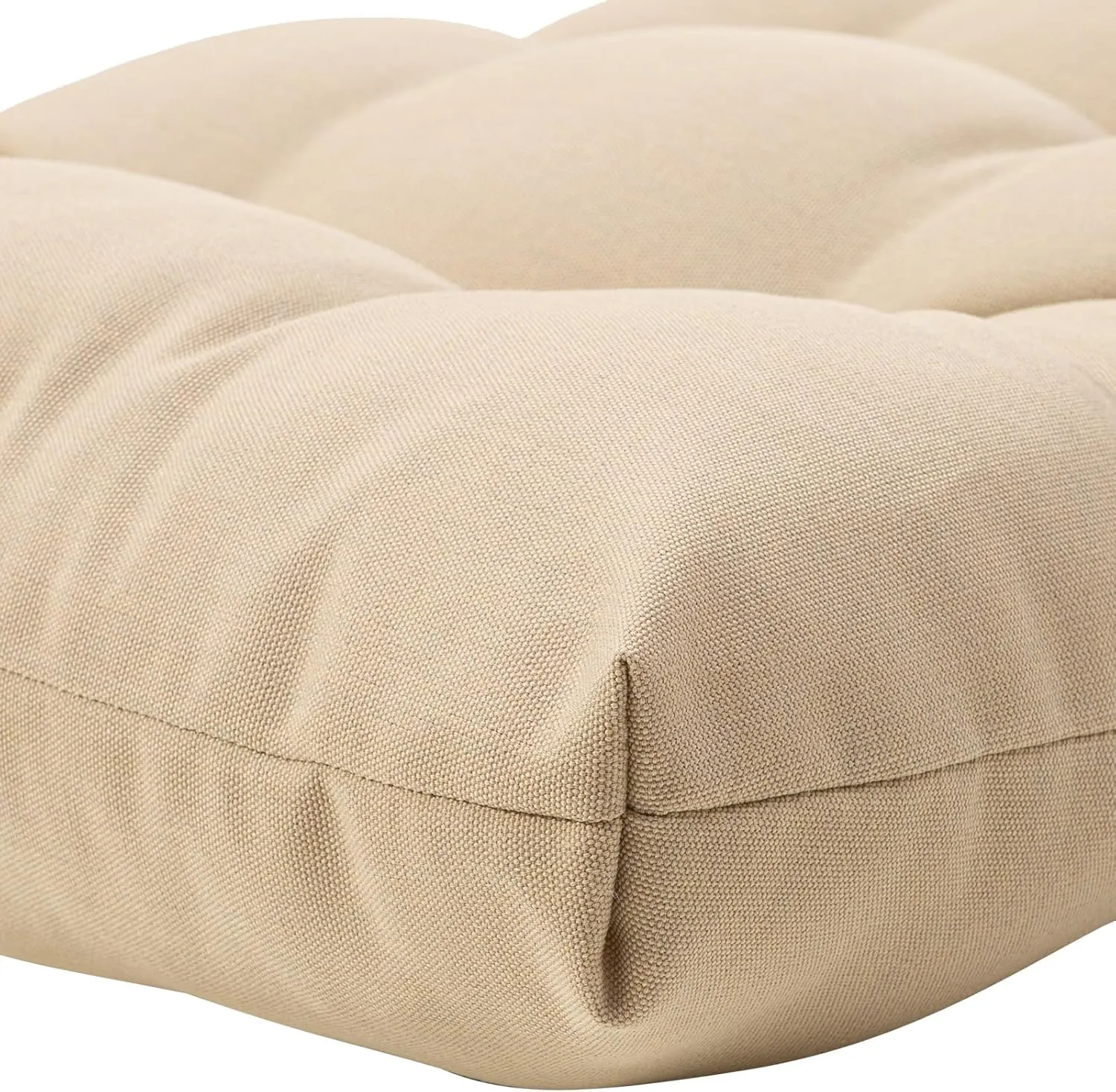 QILLOWAY Indoor/Outdoor High Back Chair Cushion,Spring/Summer Seasonal All Weather Replacement Cushions. (Beige/Sand/Camel)