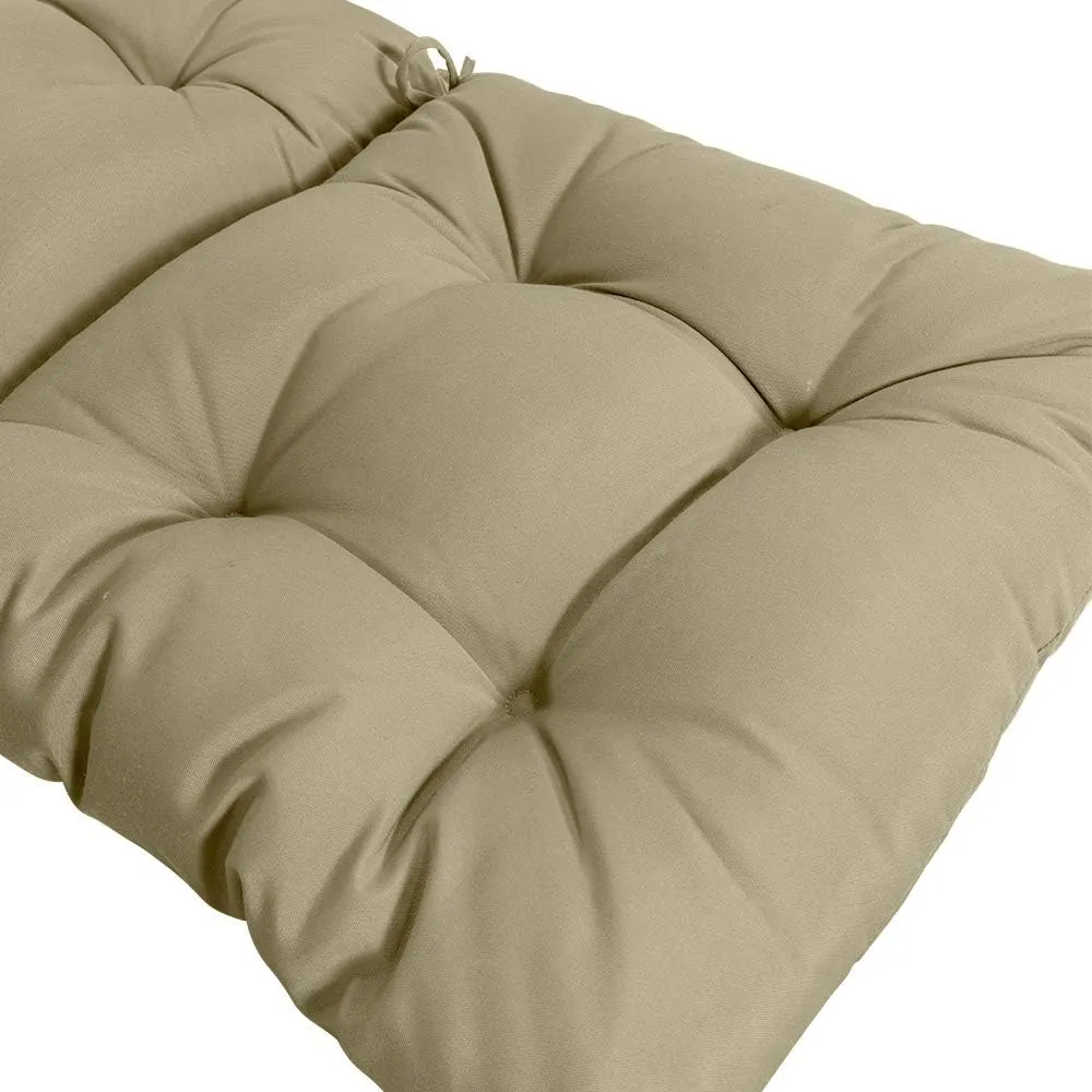 QILLOWAY Indoor/Outdoor High Back Chair Cushion,Spring/Summer Seasonal Replacement Cushions.(Beige)