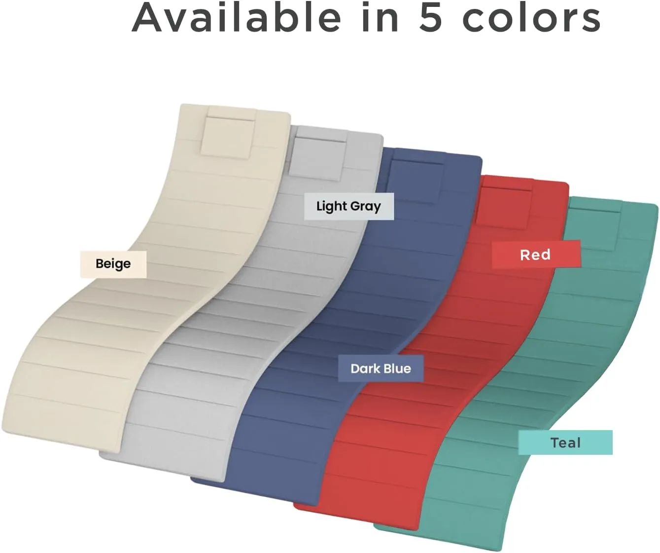 Quilted Chaise Lounge Outdoor Patio Furniture Cushions | Water-Resistant Patio Chair Cushions | Durable, High-Density Foam Outdoor Chair Cushions (Antique Beige, 74"x23")