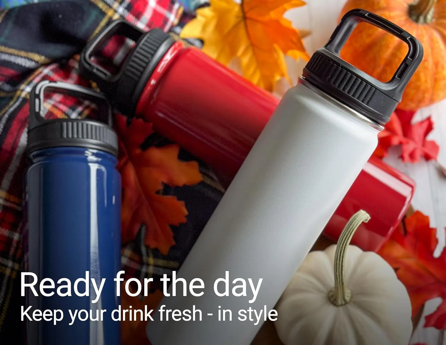 R and R Imports Elgin Nebraska Happy Camper 32 Oz Engraved Red Insulated Double Wall Stainless Steel Water Bottle Tumbler