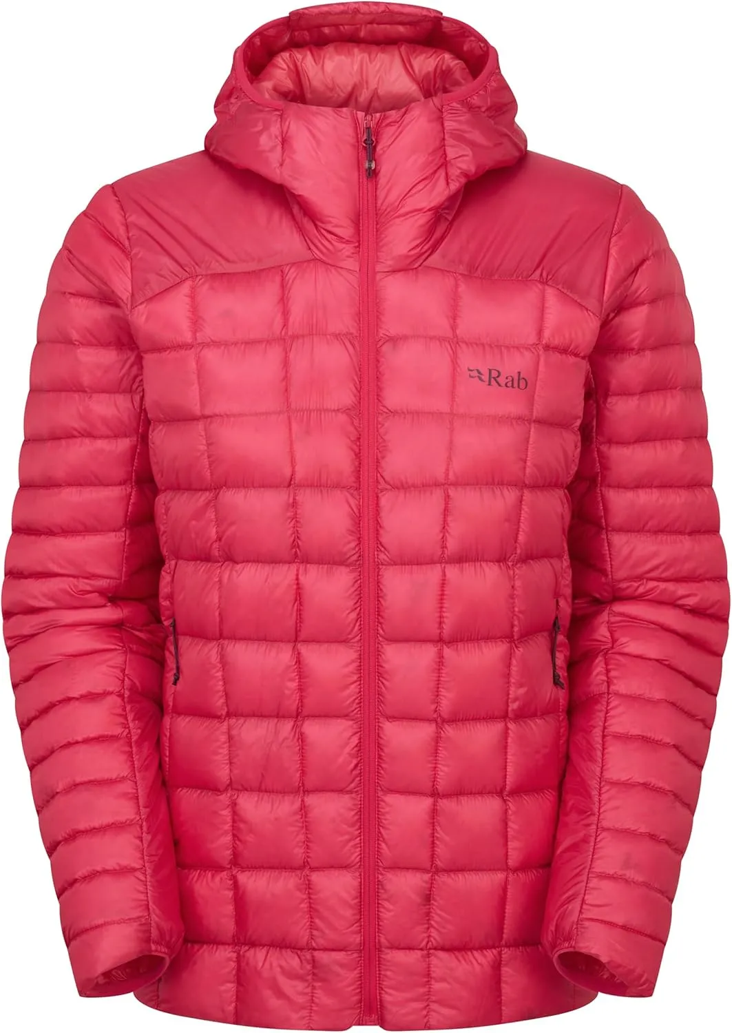 Rab Women's Mythic Alpine Light Jacket - Down Insulated Water-Repellent Windproof Hooded for Hiking, Climbing, & Casual
