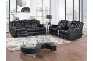 Radiant Black Power Reclining Set
