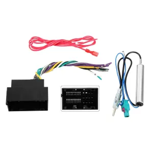 RDBS Car Stereo Wire Harness and Antenna Adapter Combo kit to Connect an Aftermarket Radio Fit for 2013-up Dodge Jeep Ram Vehicles - No Factory Premium Amp