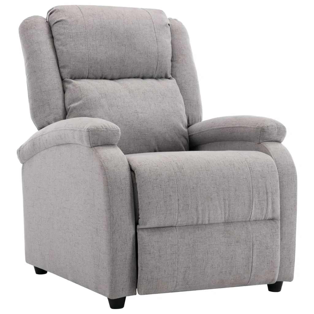 Recliner Chair TV Recliner Sofa Seating with Adjustable Footrest Fabric