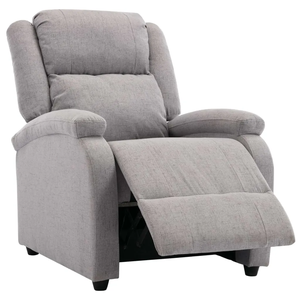 Recliner Chair TV Recliner Sofa Seating with Adjustable Footrest Fabric