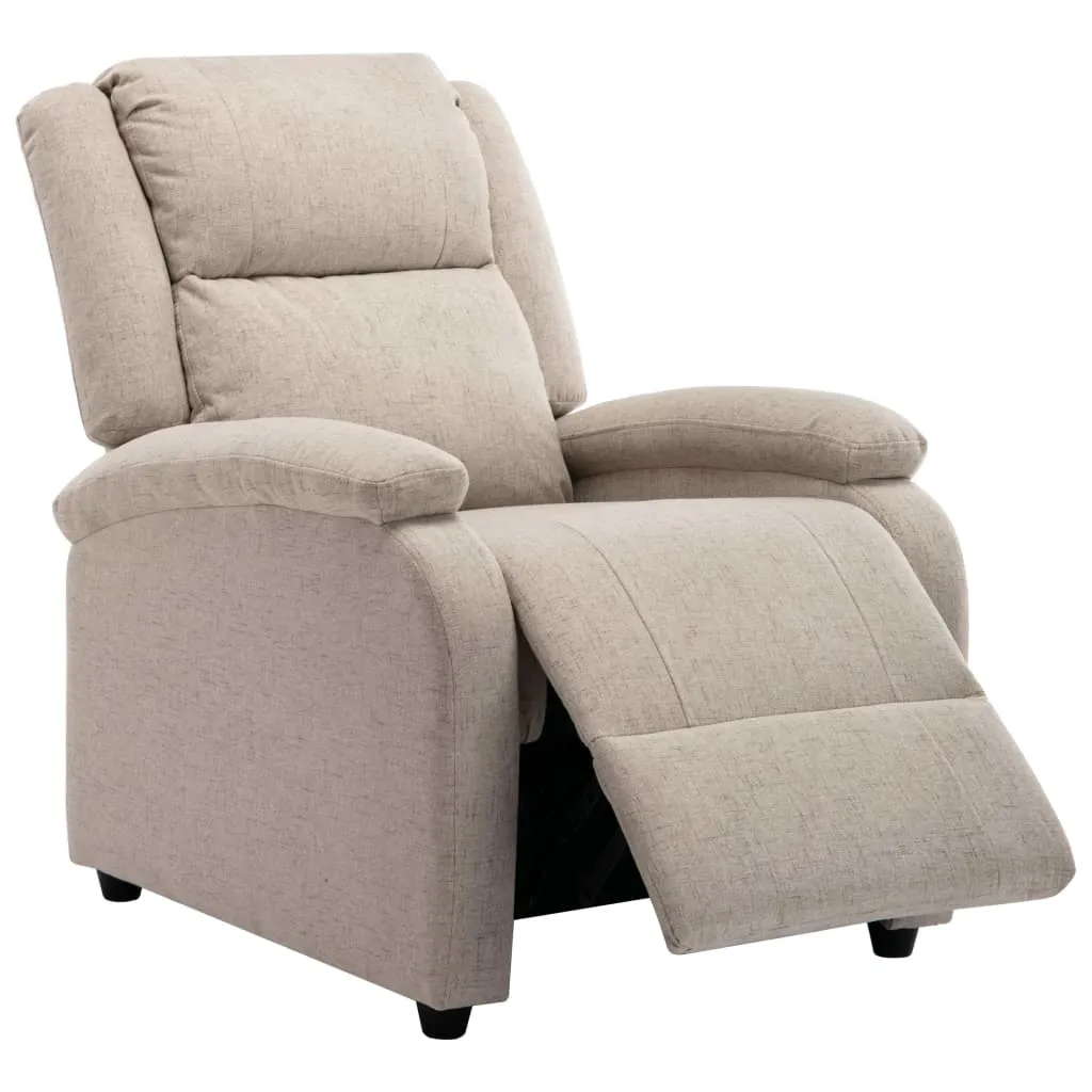 Recliner Chair TV Recliner Sofa Seating with Adjustable Footrest Fabric