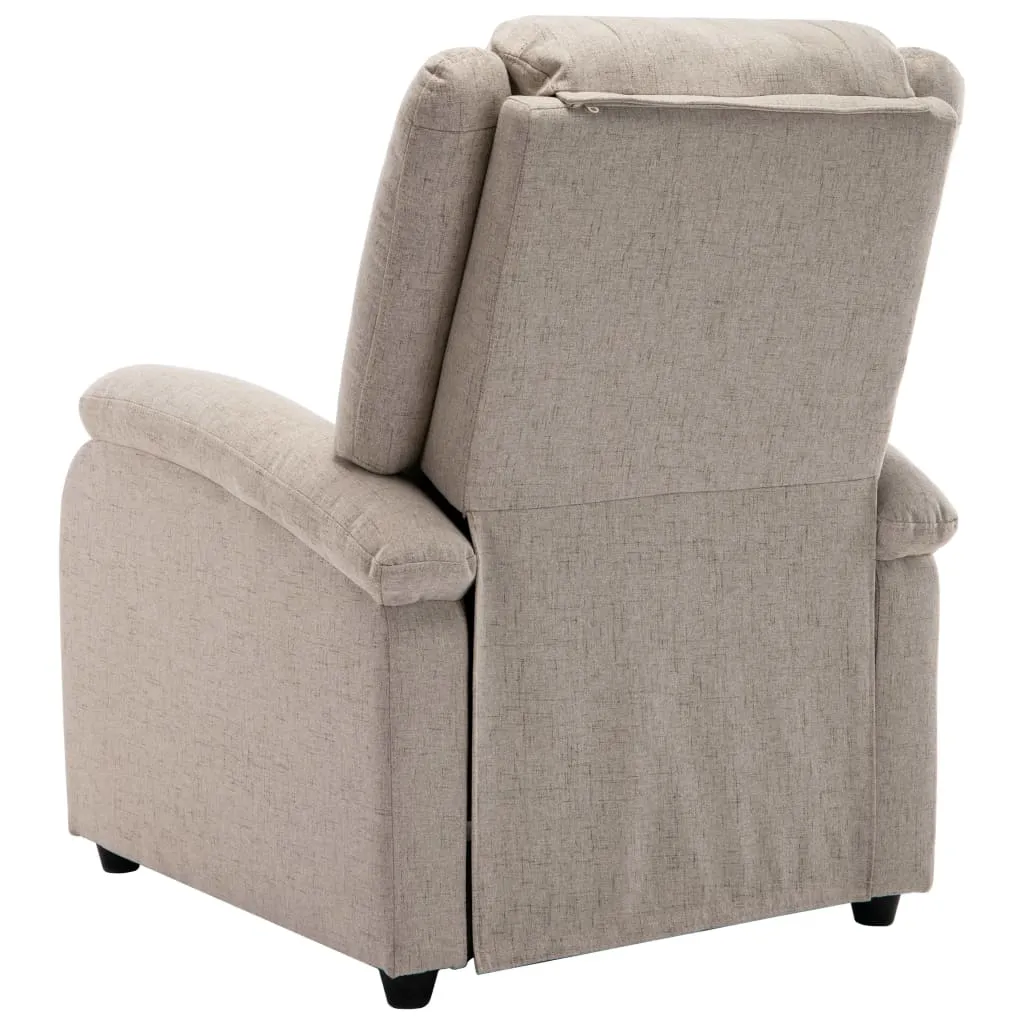 Recliner Chair TV Recliner Sofa Seating with Adjustable Footrest Fabric