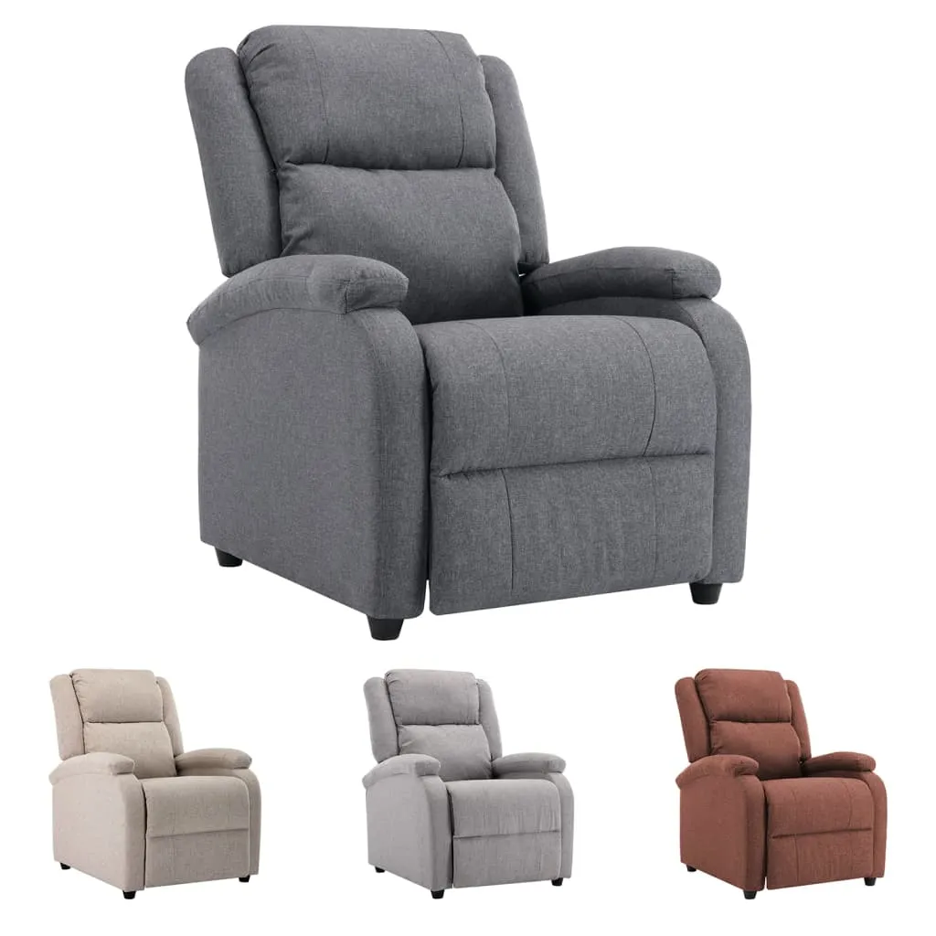 Recliner Chair TV Recliner Sofa Seating with Adjustable Footrest Fabric