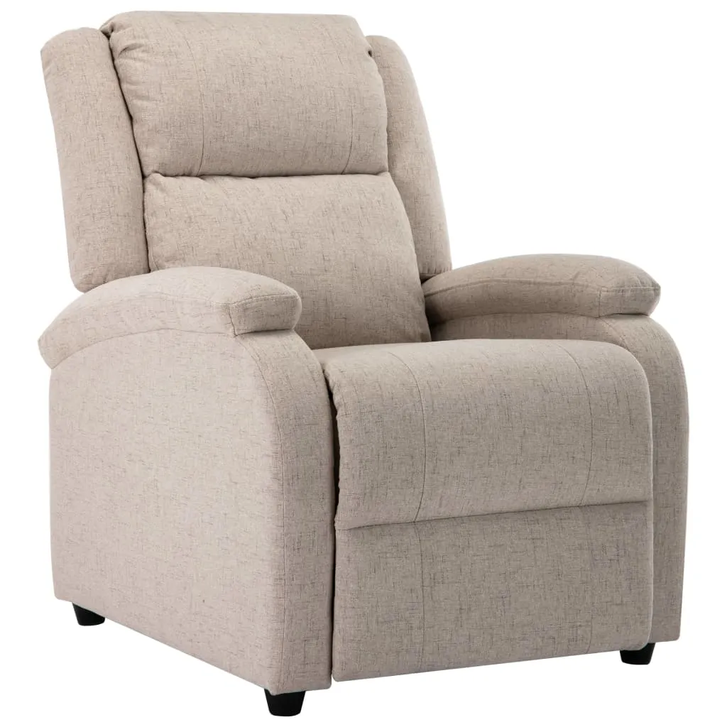 Recliner Chair TV Recliner Sofa Seating with Adjustable Footrest Fabric