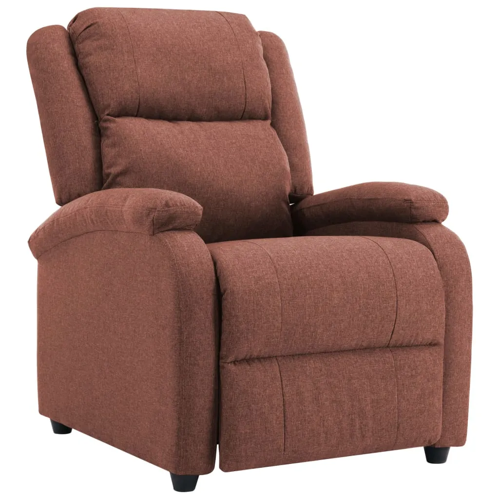 Recliner Chair TV Recliner Sofa Seating with Adjustable Footrest Fabric