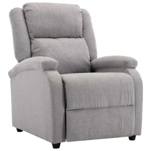 Recliner Chair TV Recliner Sofa Seating with Adjustable Footrest Fabric