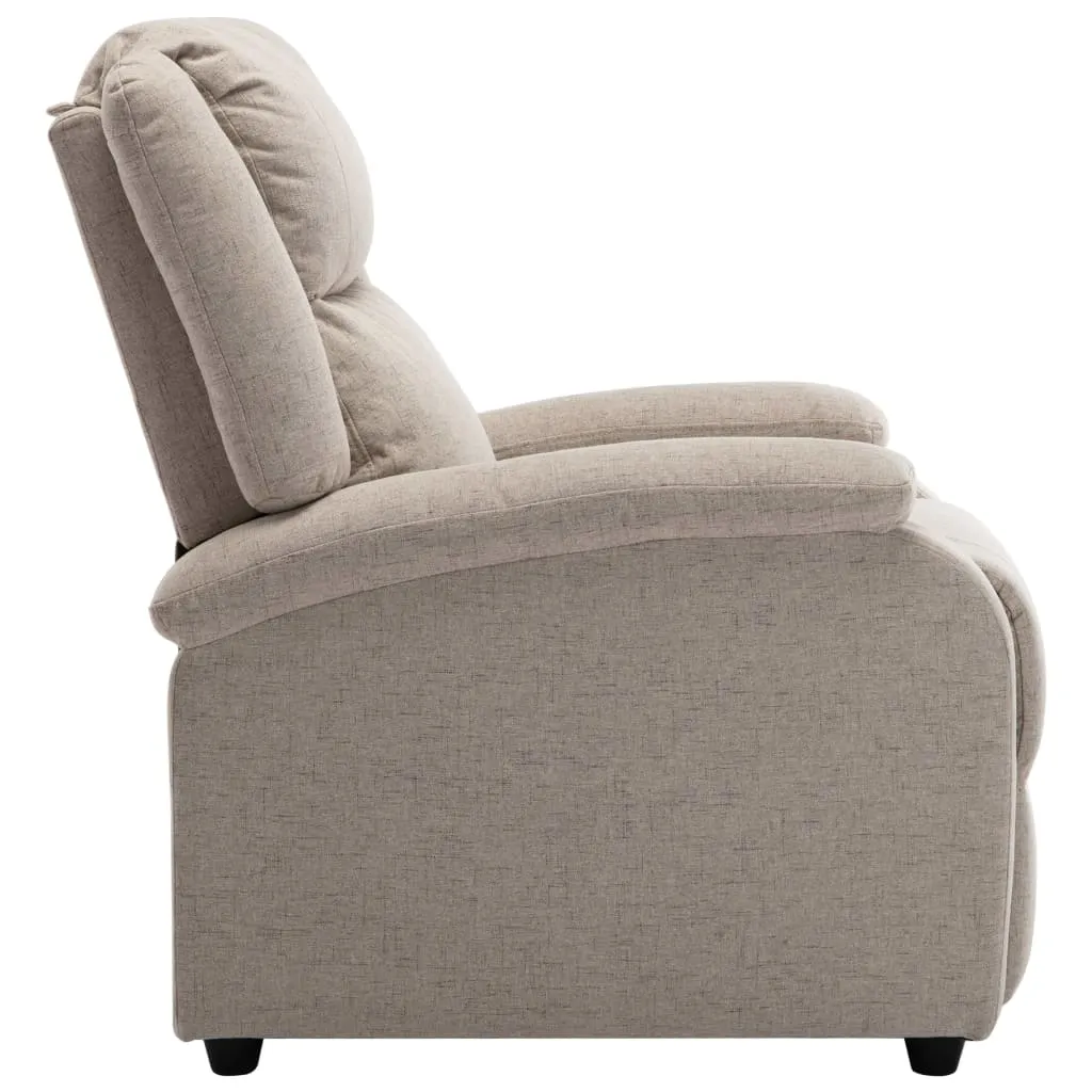 Recliner Chair TV Recliner Sofa Seating with Adjustable Footrest Fabric