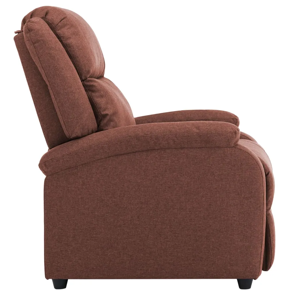 Recliner Chair TV Recliner Sofa Seating with Adjustable Footrest Fabric