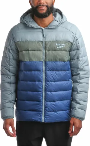 Reebok Mens Jacket - Lightweight Hooded Quilted Puffer Coat - Warm Insulated Winter Jacket for Men (S-4X)