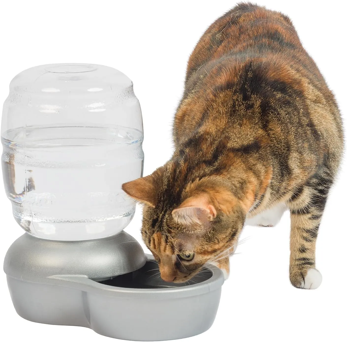 Replendish Gravity Waterer Cat and Dog Water Dispenser 0.5 GAL, Blue, Made in USA