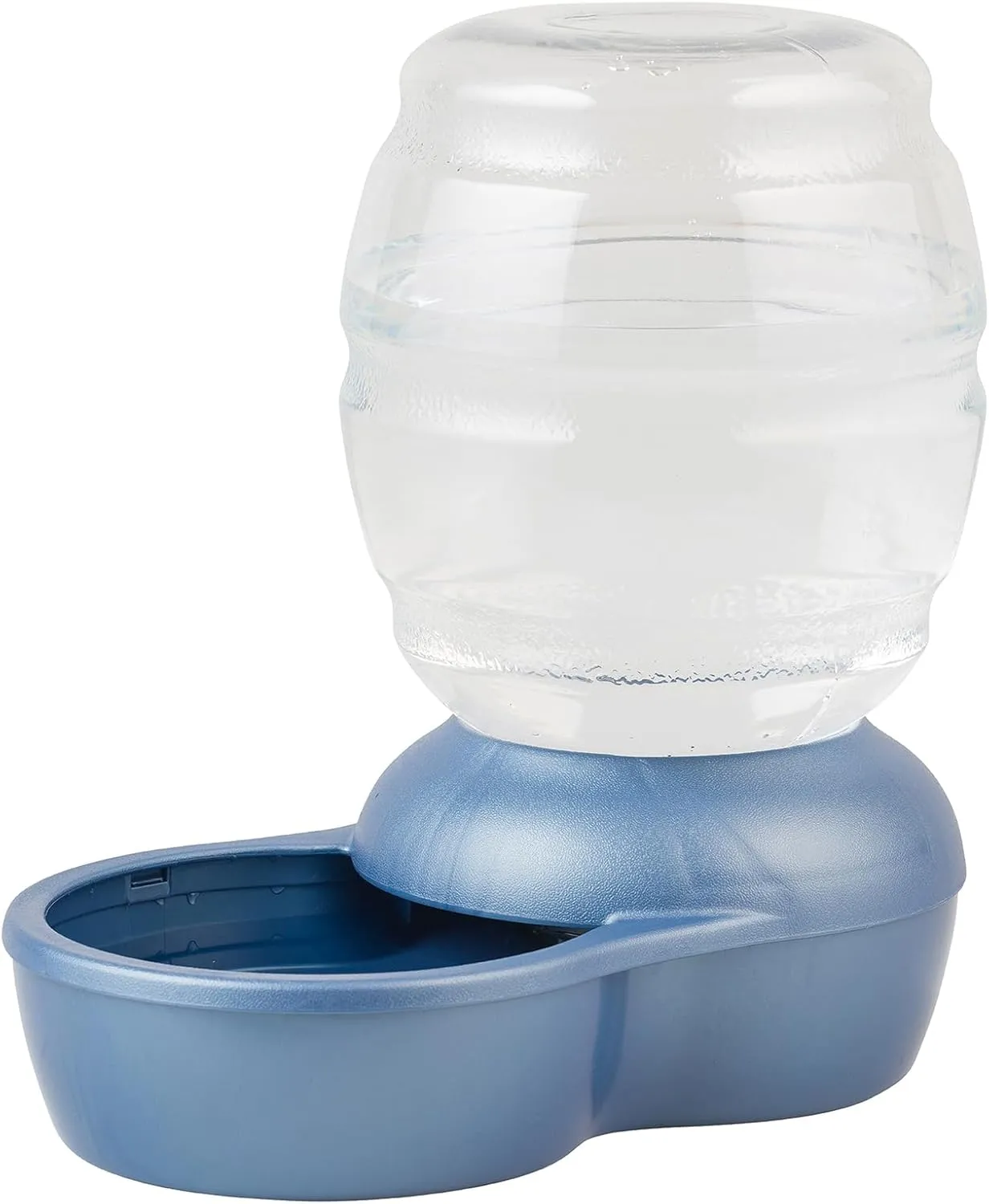 Replendish Gravity Waterer Cat and Dog Water Dispenser 0.5 GAL, Blue, Made in USA