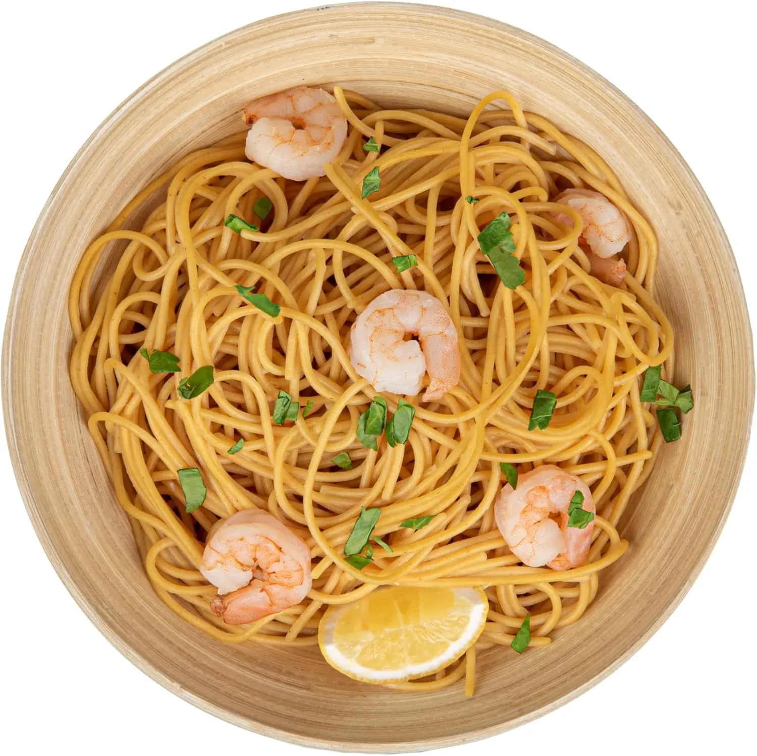 Restaurantware - Bambuddha 29 Ounce Bamboo Salad Bowl, 1 Heavy-duty Serving Bowl - Sustainable, Reusable, Blue Bamboo Bamboo Tableware, For Serving Salads, Noodles, And Pasta