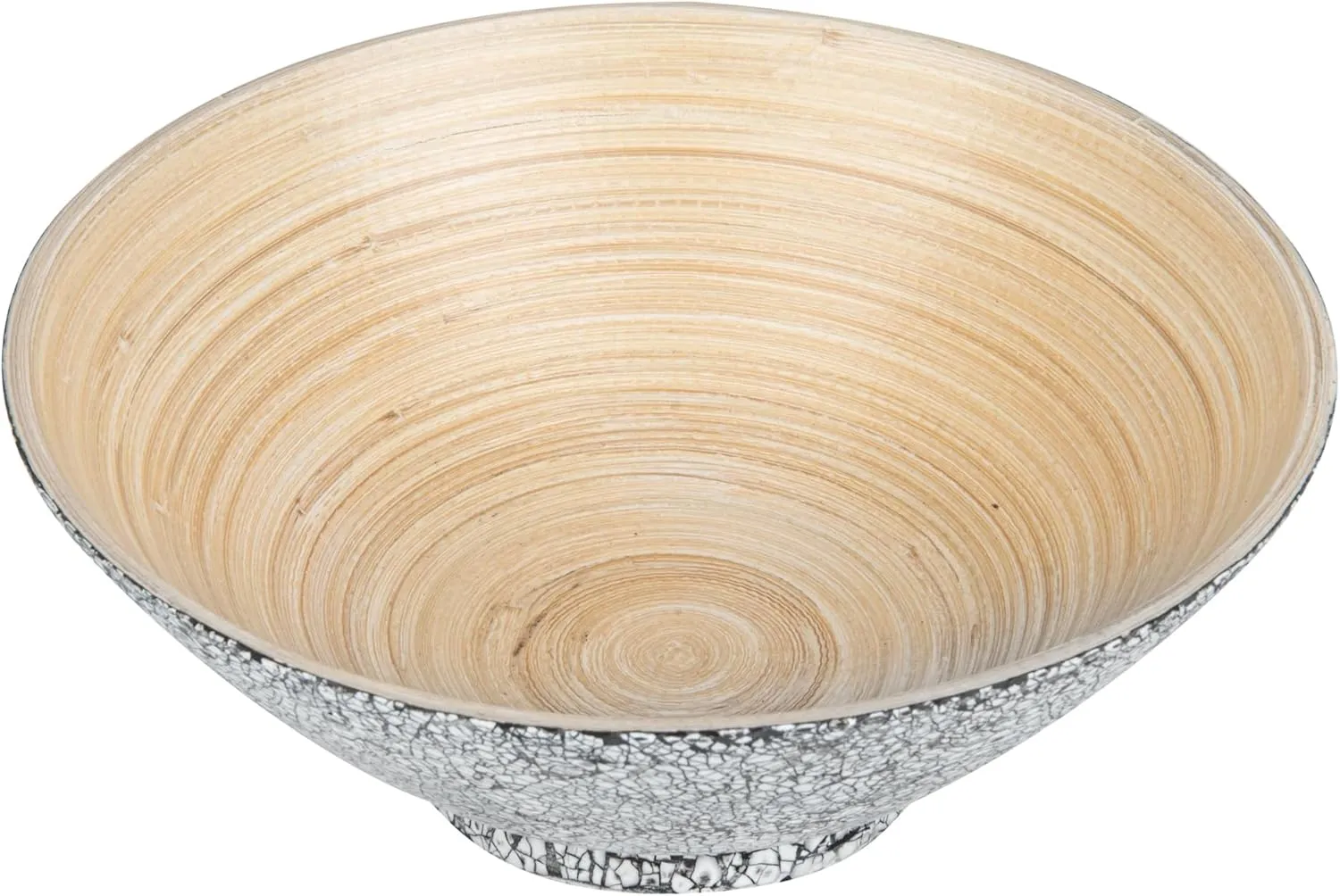 Restaurantware - Bambuddha 29 Ounce Bamboo Salad Bowl, 1 Heavy-duty Serving Bowl - Sustainable, Reusable, Gray Bamboo Bamboo Tableware, For Serving Salads, Noodles, And Pasta